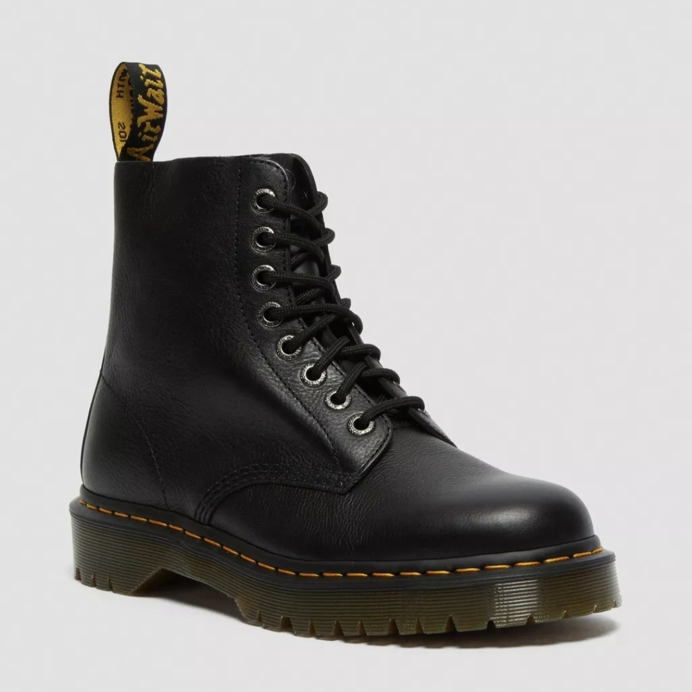 Dr. Martens Black Leather Boots - Picture 5 of 8